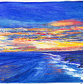 Sunset over Point Lonsdale as viewed from Cape Schanck 